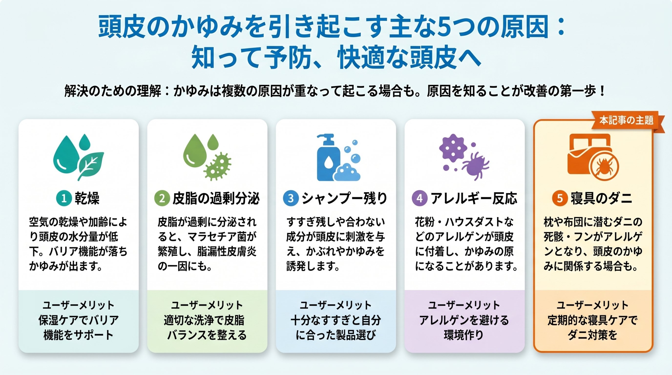 頭が痒いのはダニが原因？頭皮のかゆみとダニの関係を解説